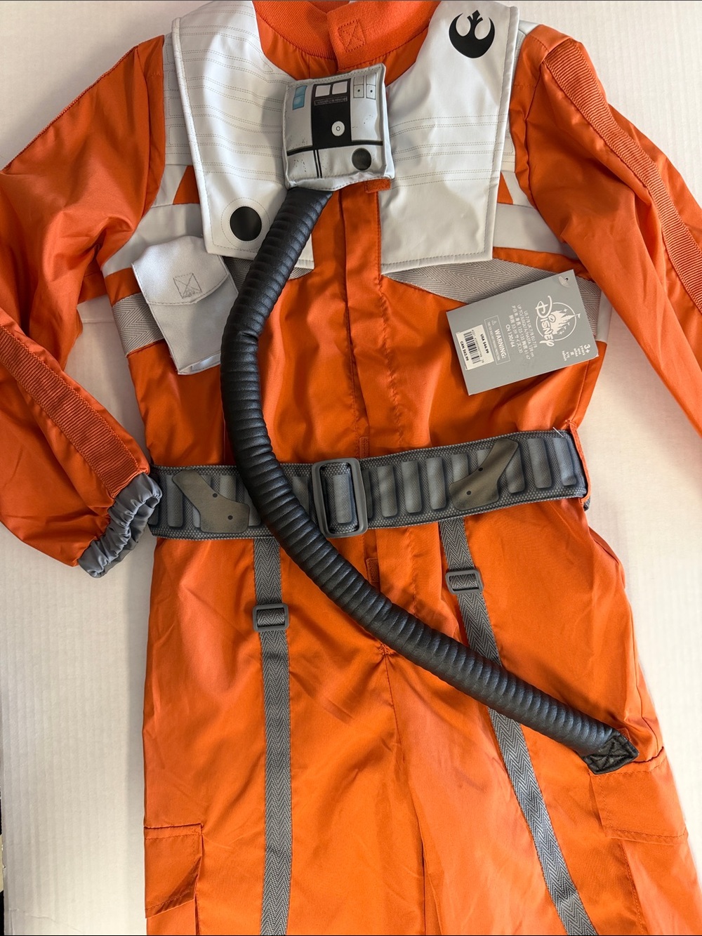 Disney Star Wars X-Wing Poe Dameron Pilot Costume Kids 7/8 NWT